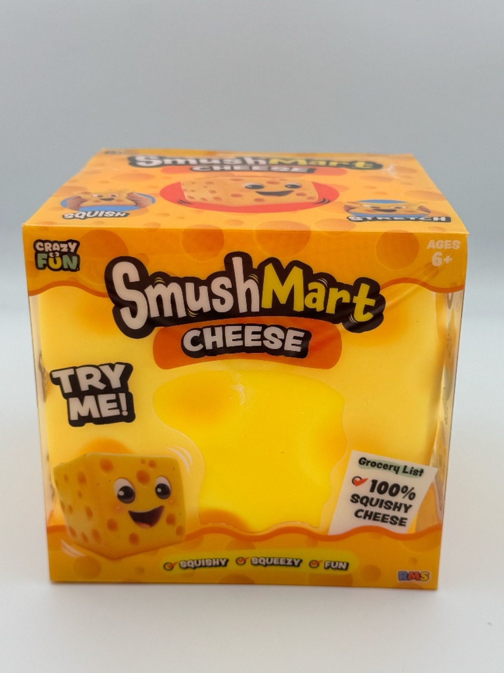 RMS:Crazy Fun- Squish Mart Cheese- FiveBelow Squish
